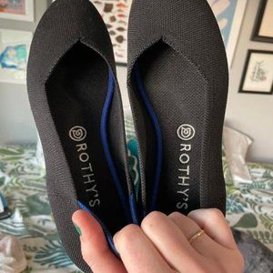 Rothy's "The Flat" in Black